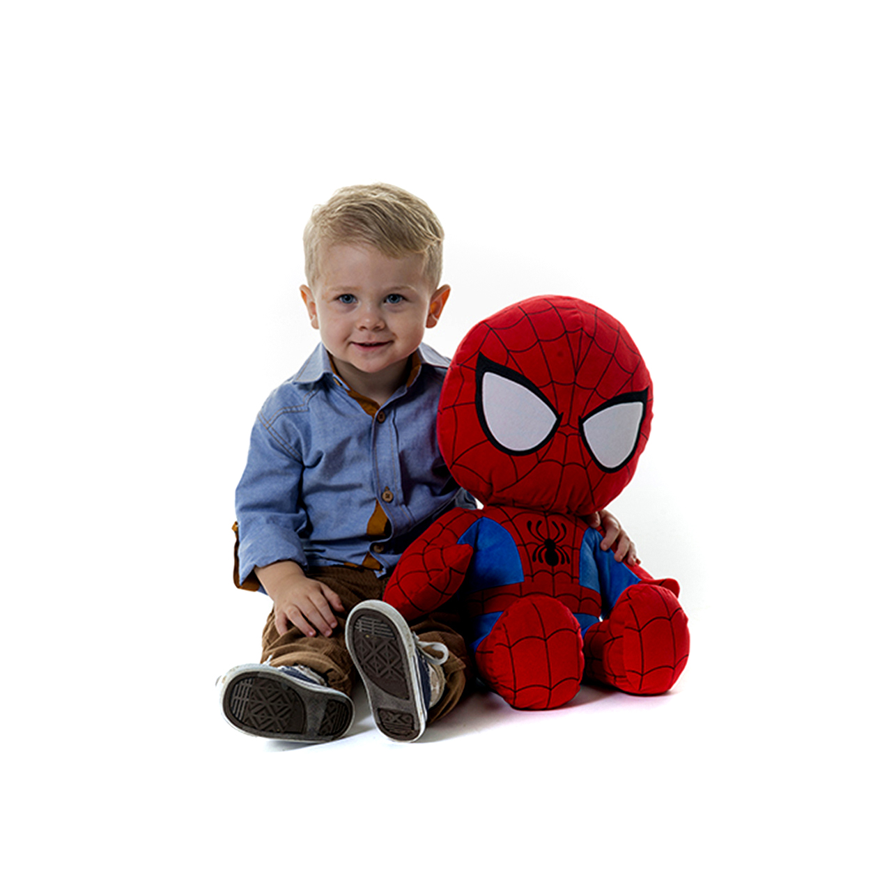 big stuffed spiderman