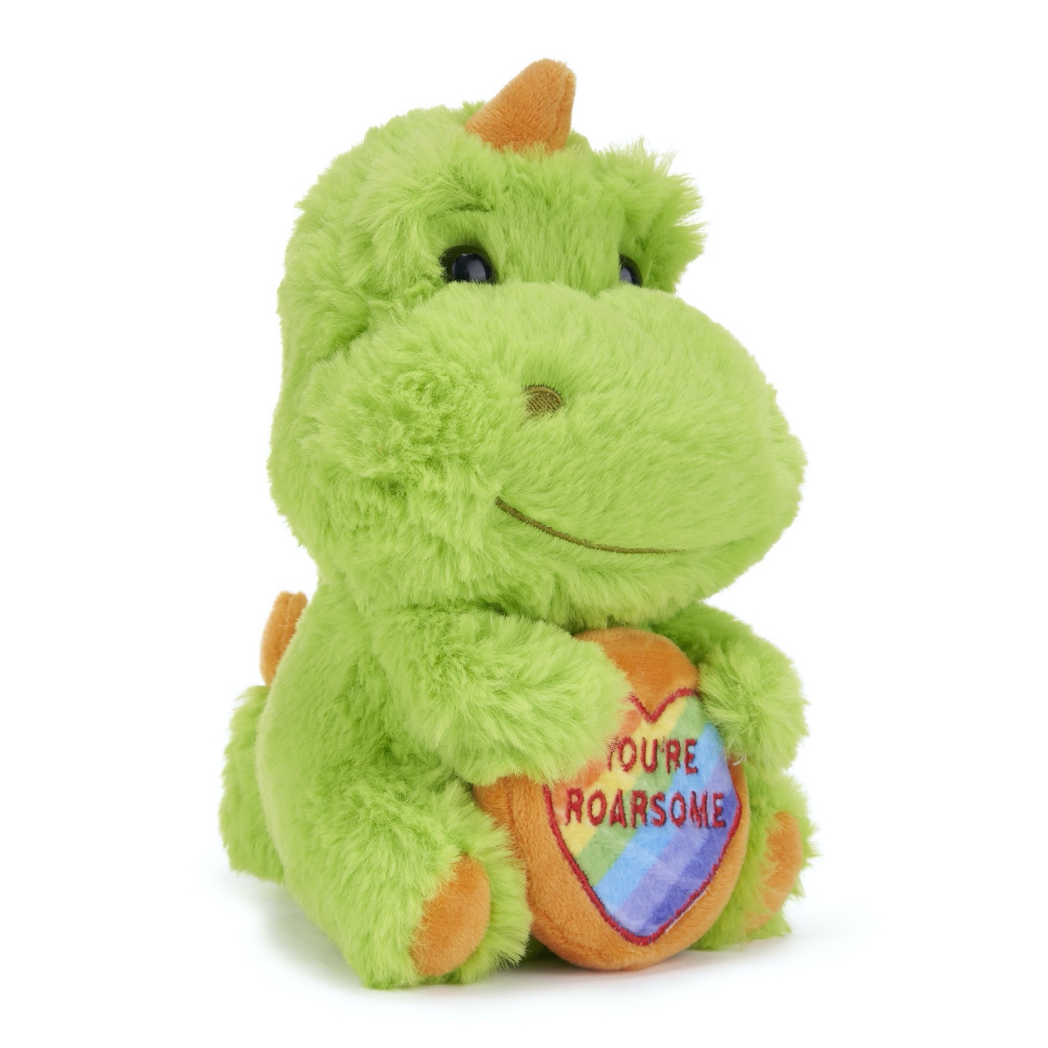 SWIZZELS LOVE HEARTS 18CM DINOSAUR 'YOU'RE ROARSOME' 37641 PLUSH SOFT CUDDLY TOY 